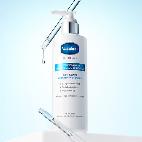 Vaseline Pro Derma Body Lotion Hyaluronic Moisturizing 250ml (2 Pack)