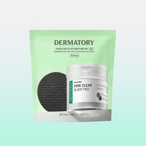 Dermatory Toner Pad Refill 30 Pads (Black / Cica / Moisture)