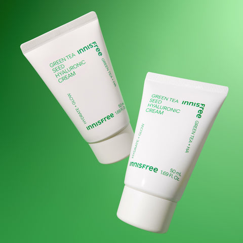 Innisfree Green Tea Seed Hyaluronic Acid Cream 50ml (2 pack) Tube