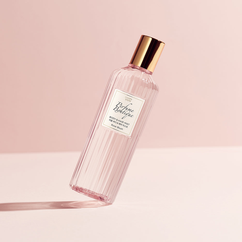 Happy Bath Perfume Boutique Body & Hair Mist Rose Blush 200ml