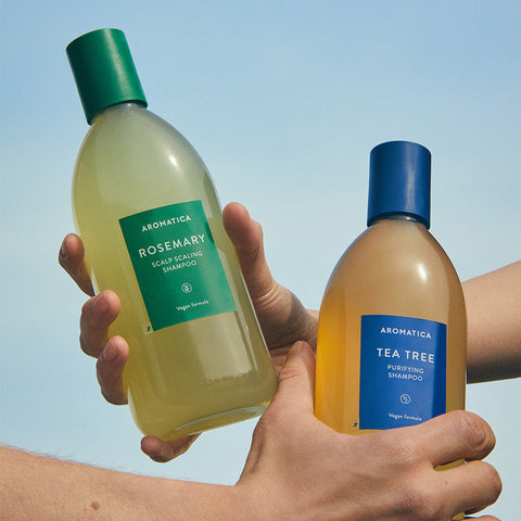 Aromatica Best Shampoo 800ml Set (Rosemary + Tea Tree)