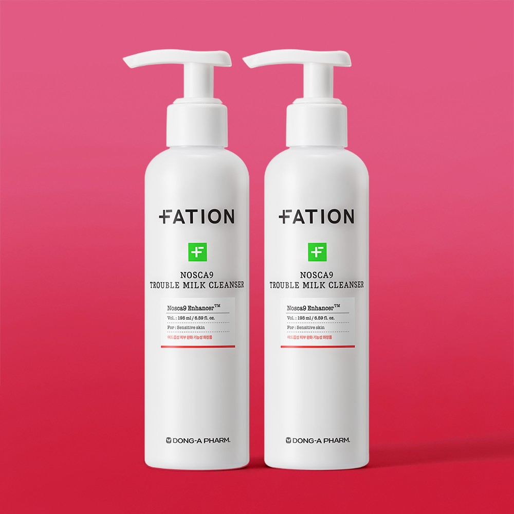 FATION Milk Cleanser 195ml (2 Pack)