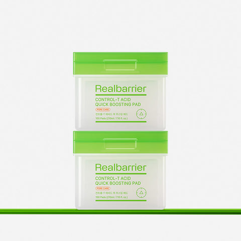Real Barrier Control-T Acid Quick Boosting Pads 100P (2 Pack)