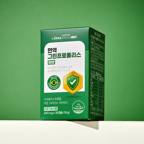 Celltrion InnerLab Immune Green Propolis Zinc 600 mg x 30 Capsules (6 Pack)