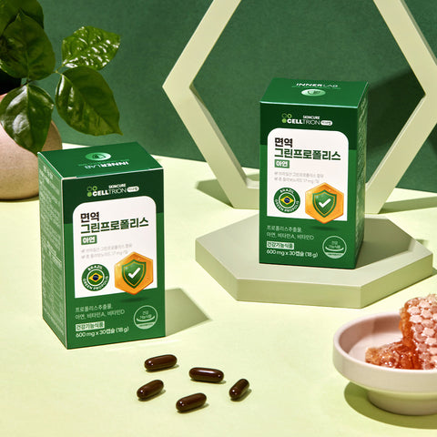 Celltrion InnerLab Immune Green Propolis Zinc 600 mg x 30 Capsules (6 Pack)