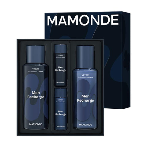 Mamonde Men Recharging 2-Piece Set (Toner 180ml + Lotion 150ml)