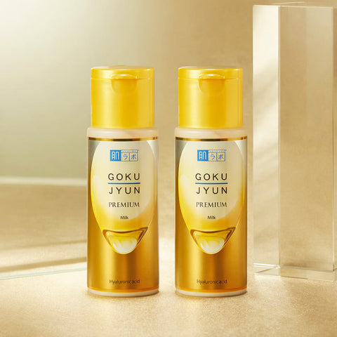 Hada Labo Gokujyun Premium Milk 140ml (2 Pack)