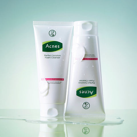 Acnes Perfect Solution Foam Cleanser 200ml x 2 (Free Perfect Foam 60ml)