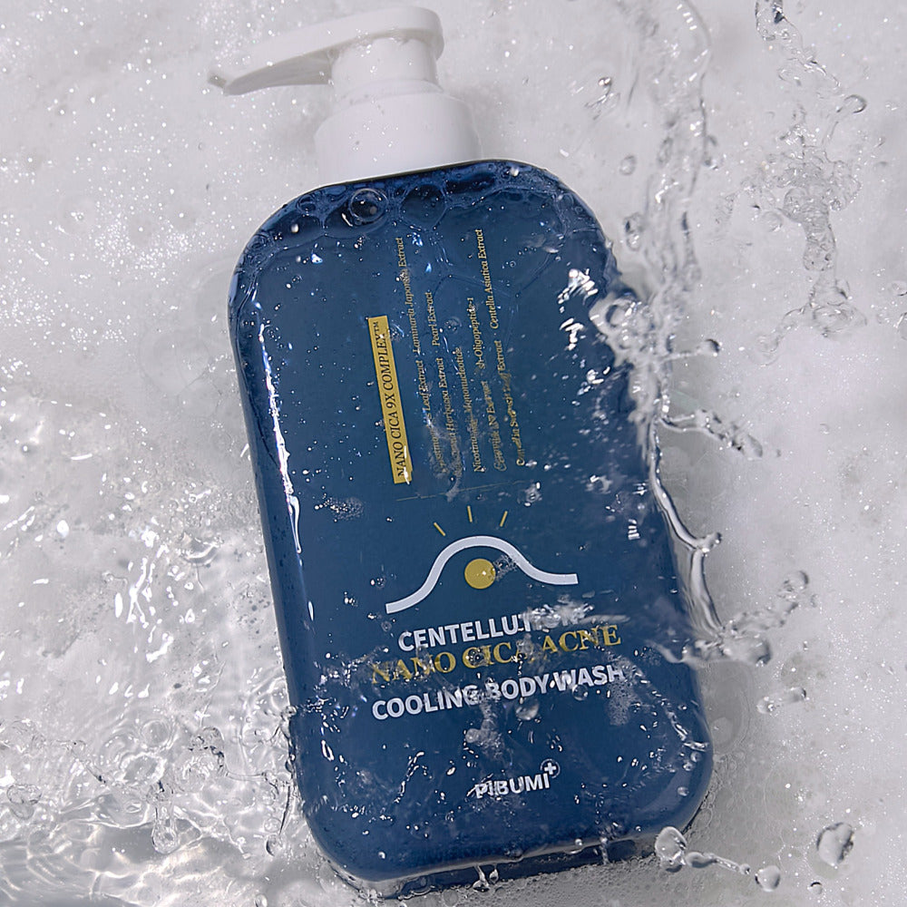 Pibumi Centellution Nano Cica Acne Cooling Body Wash 500ml (1+1)