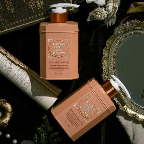 Teabless Floral Meadow Sweet Tea Perfume Body Lotion 480g + Wash 500g Set