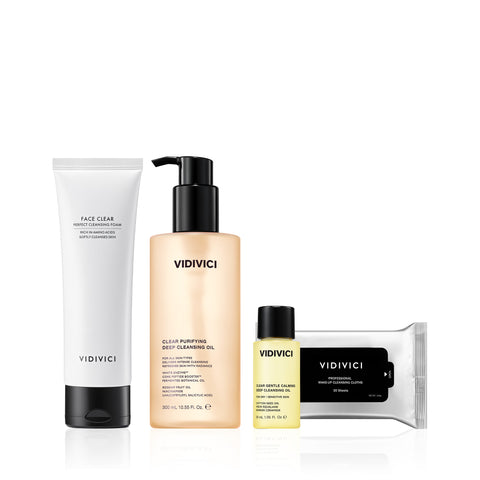 VIDIVICI Clear Deep Cleansing Set (Foam 120ml + Oil 300ml)