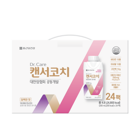 Chongkundang Dr. Care Cancer Coach Nutrition Drink 200ml x24 Gift Set