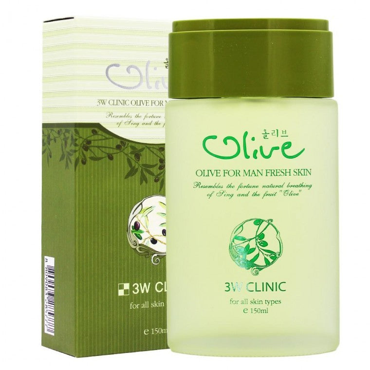 3W CLINIC Olive For Man Fresh Skin 150ml