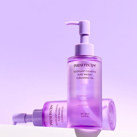 Papa Recipe Eggplant Clearing Pure Watery Cleansing Oil 150ml (2pc)