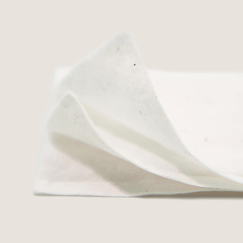 Bonajour Vegan 100% Cotton Unbleached Biodegradable 3-Ply Cotton Pads, 80 Sheets