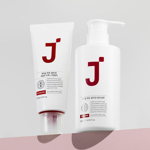 Jsoop Phyto Collagen Hair Loss Shampoo 500ml + Sea Salt Scalp Scaler 250g