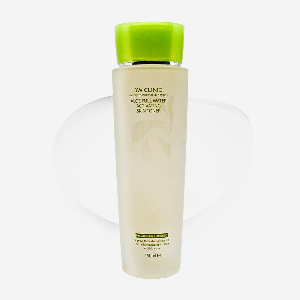 3W Clinic Aloe Full Water Activating Skin Toner 150ml
