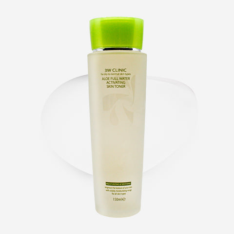 3W Clinic Aloe Full Water Activating Skin Toner 150ml