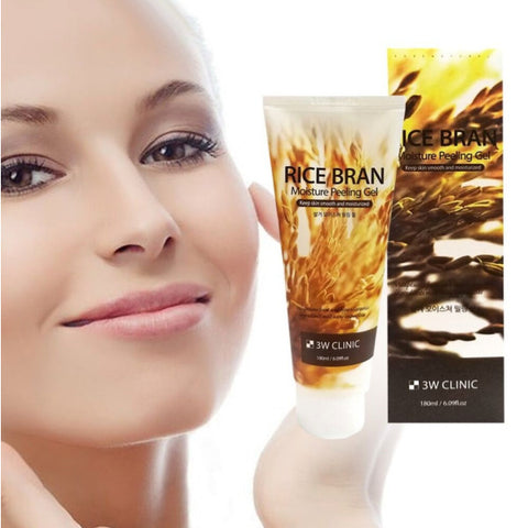 3W CLINIC Rice Bran Moisture Peeling Gel 180ml