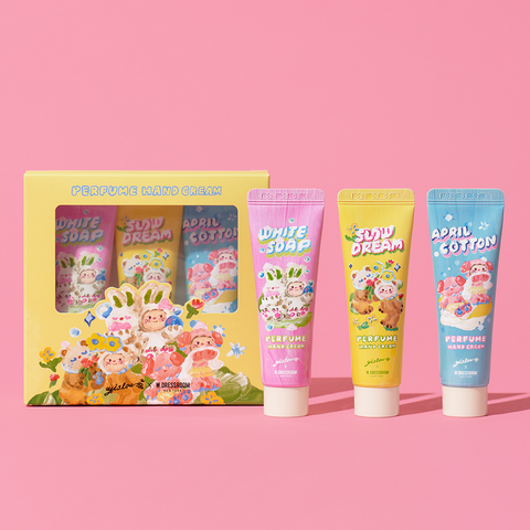 W.Dressroom x Islo Perfume Hand Cream 3-Piece Set (30ml each)