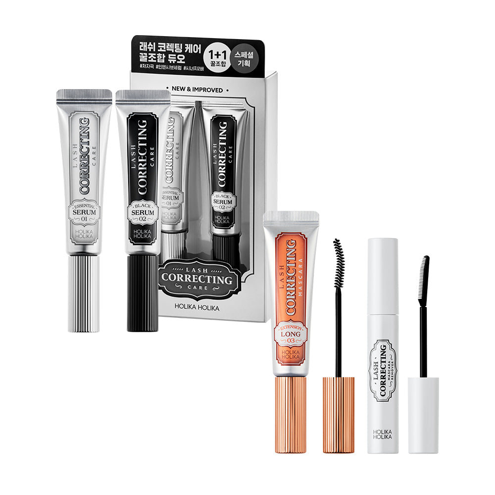 Holika Holika Mascara Remover Set + Lash Correcting Care