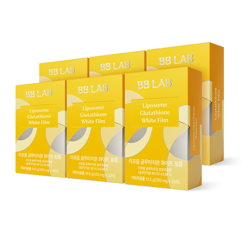 Nutrione BB Lab Liposome Glutathione White Film 30 Sheets x 6 Packs