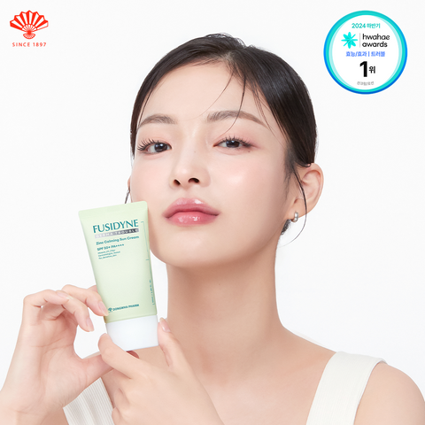 Dongwha Fusidyne Derma Trouble Zinc Calming Sun Cream (SPF50+) 50ml - 3 Pack