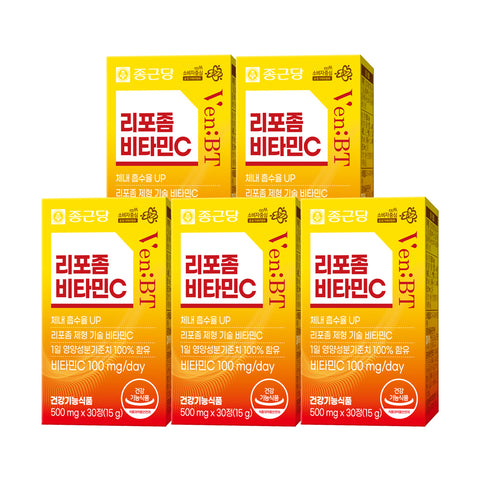 Chongkundang VenBT Liposome Vitamin C x30 tablets (5 Pack) (5 Month)