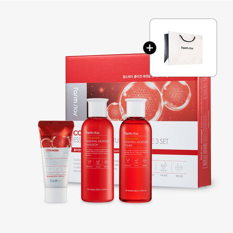 Farmstay Collagen Essential Moisture Skincare 3-Piece Set