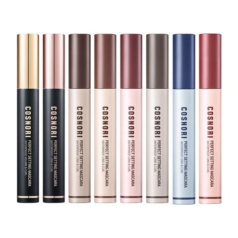 Cosnori Perfect Setting Waterproof Long & Curl Mascara 7ml 6 Shade Options