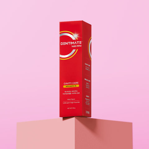 Clio Dentimate New 1450 High-Fluoride Mastic Toothpaste 150g (3+3 Pack)