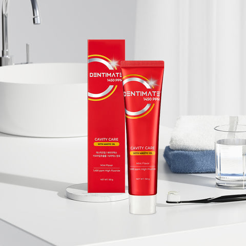 Clio Dentimate New 1450 High-Fluoride Mastic Toothpaste 150g (3+3 Pack)
