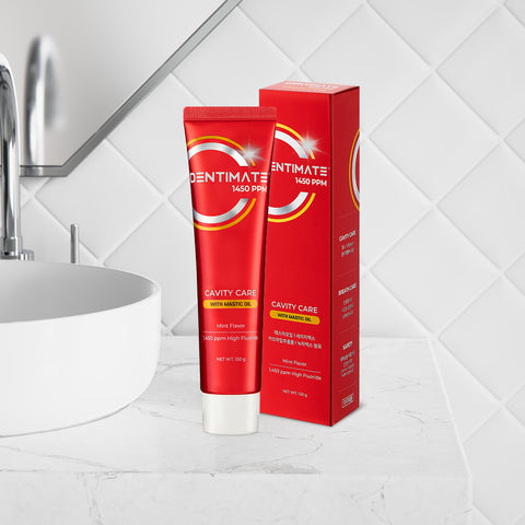 Clio Dentimate New 1450 High-Fluoride Mastic Toothpaste 150g (3+3 Pack)