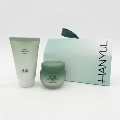 Hanyul Young Mugwort Moisture Soothing Cream 55ml + 55ml Duo Set