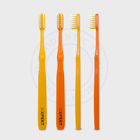 Clio Expert Orthodontic High-Elasticity Slim-Head Round Toothbrush 4pcs x 2 Set