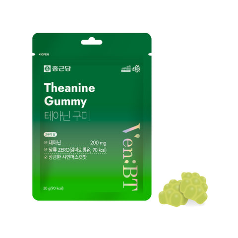 Chongkundang VenBT Daily Care Theanine Gummies 60 Gummies (1 Pack)