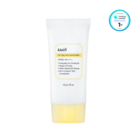 Dear Klairs All Day Airy Sun Cream SPF50+ PA++++ 50g (2 Pack)
