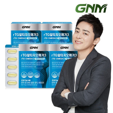 GNM rTG Omega-3 60 Capsules (4 Pack)