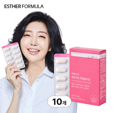 Esther Formula Real Flavone for Menopause 30 Tablets Pack of 10