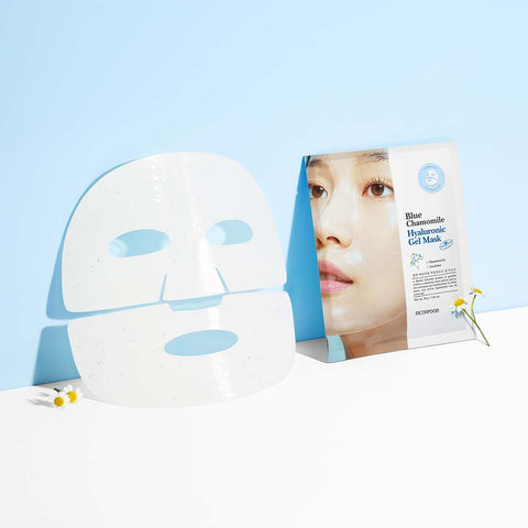 Skinfood Blue Chamomile Hyaluronic Hydrogel Mask Pack 5pcs
