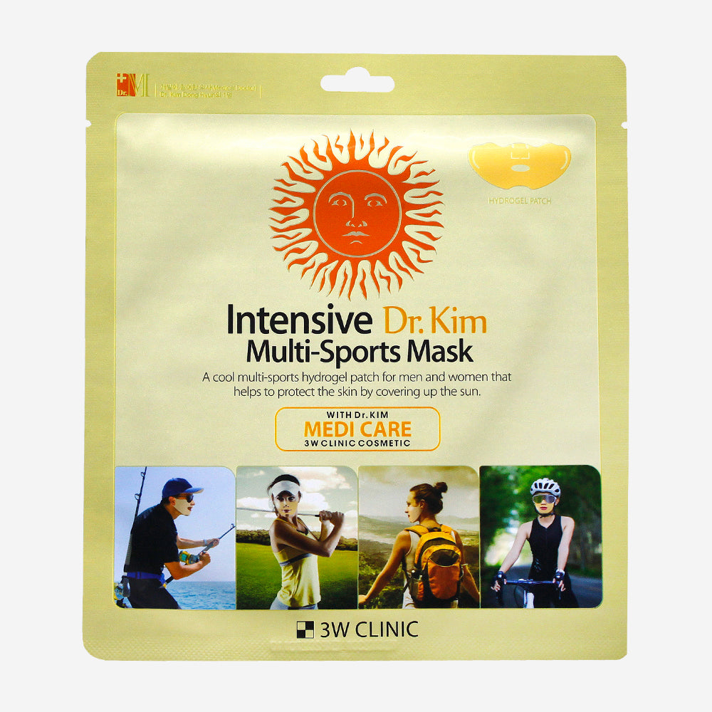 3W Clinic Intensive Dr. Kim Cooling Sun Patch Mask Pack (4 Sheets / 1 Box)