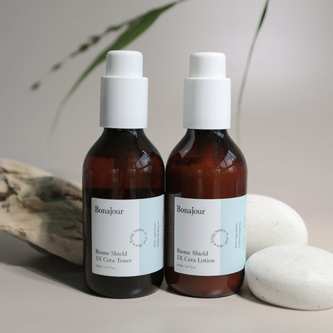 Bonajour Biome Shield 5X Cera Skin Lotion 2-Piece Set