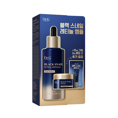 Dr.G Black Snail Retinol Ampoule 50ml + Cream 15ml