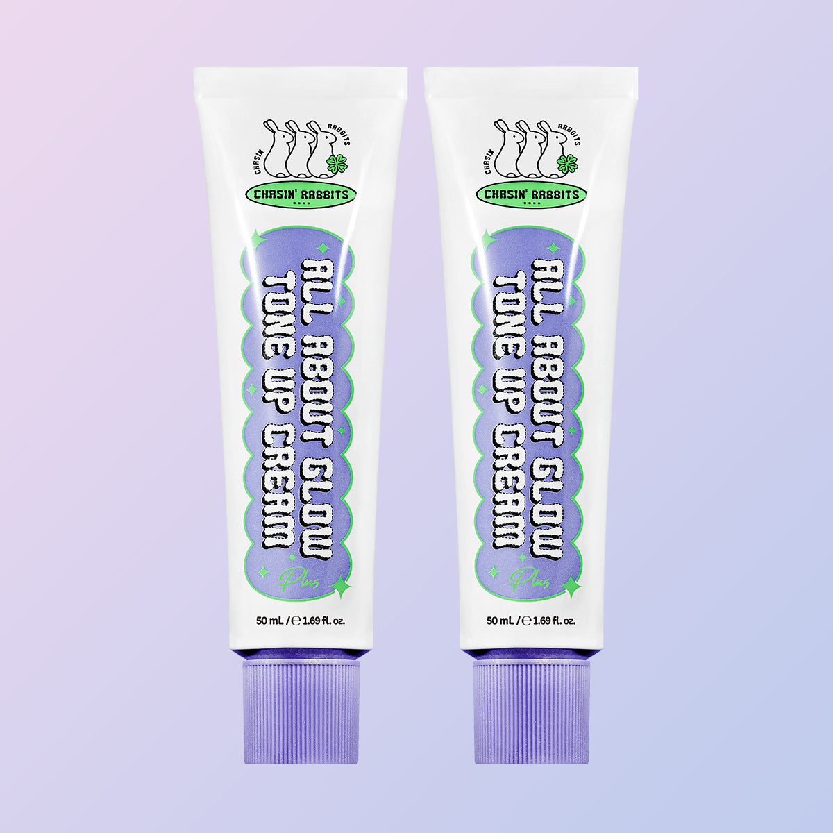 Chasing Rabbit All About Glow Instant Whitening Tone-up Cream Plus 50ml+50ml (1+1)