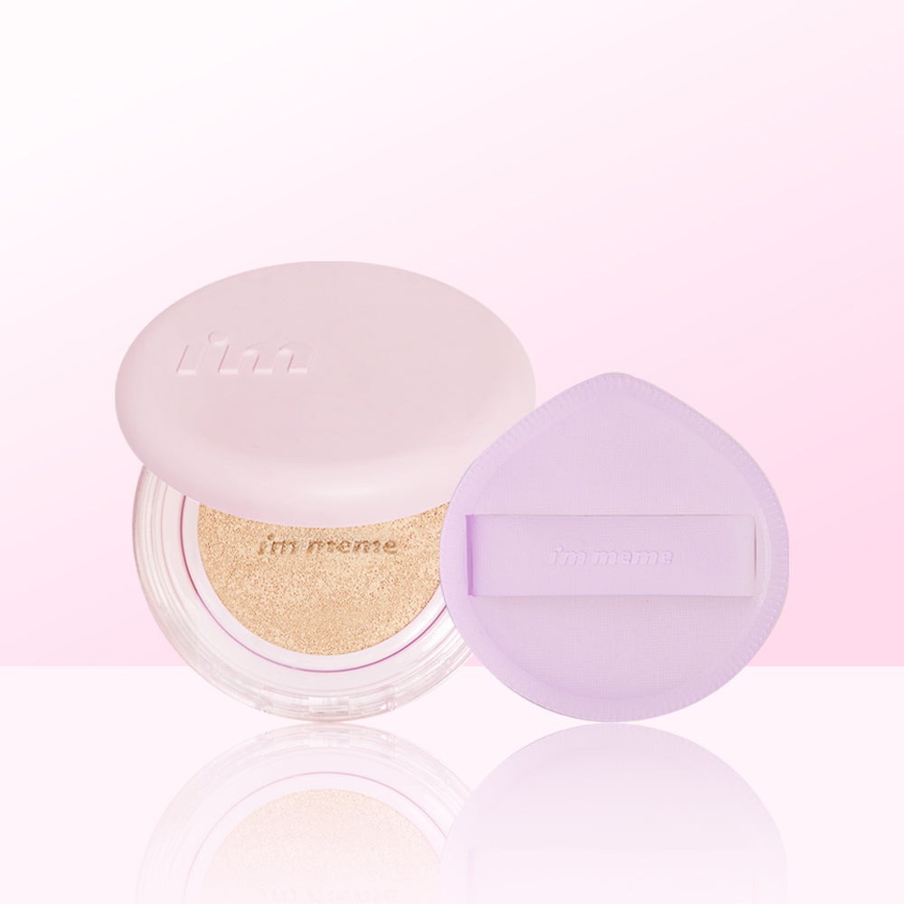 I'M MEME Wonder Velvet Lasting Cushion + Big Puff Set 15g