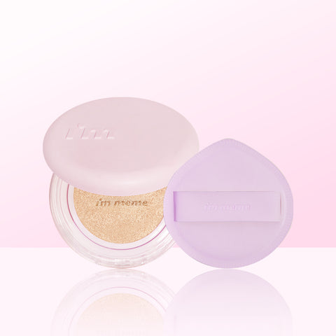 I'M MEME Wonder Cover Lasting Cushion 15g + Big Puff Set