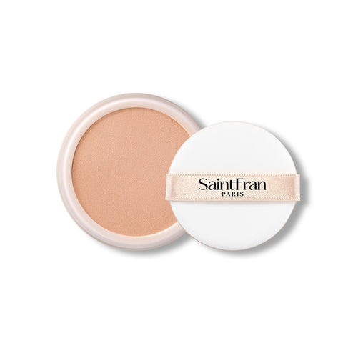SaintFran W Skin Treatment Tone-Up Cushion Pact 12g (SPF50+) (Full-Size, Random Multi-Balm Gift)