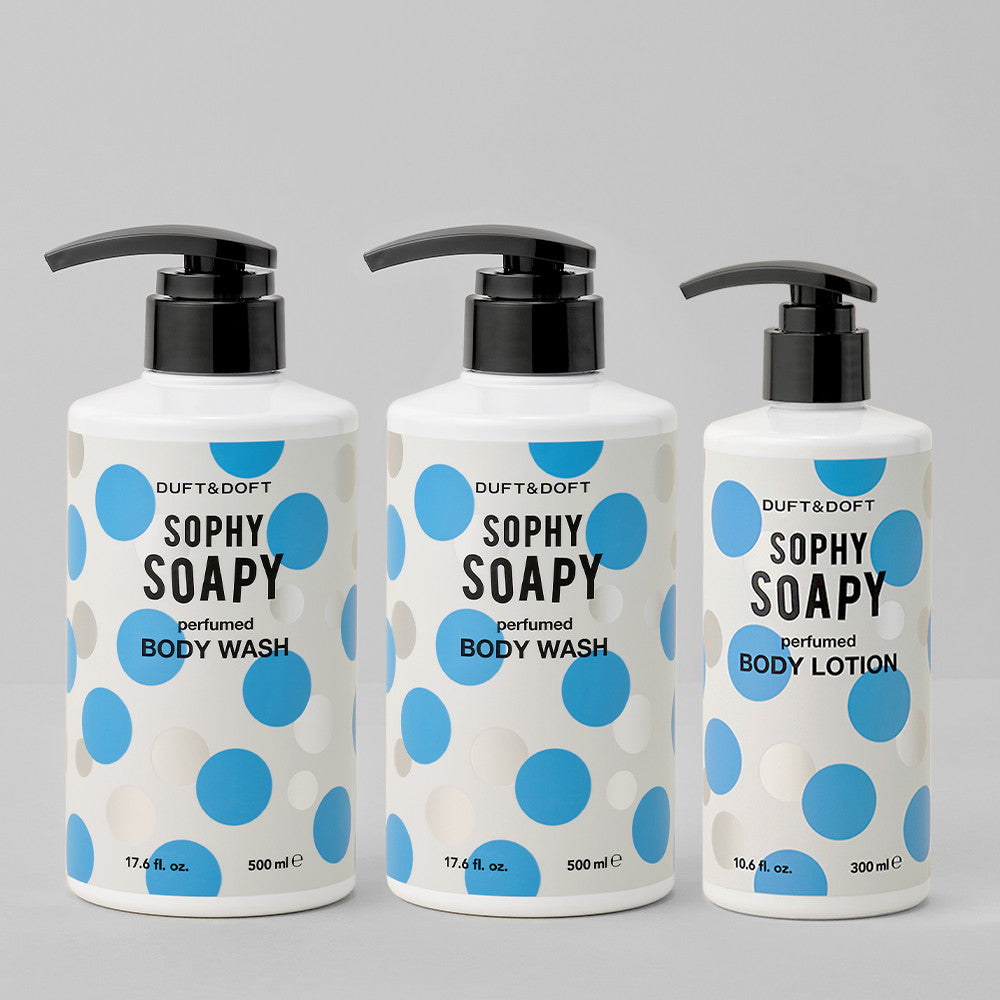 Duft&Doft Perfumed Shower 2-Piece Set (Body Wash 500ml x2 + Body Lotion 300ml)