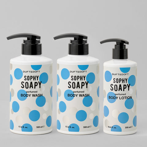 Duft&Doft Perfumed Shower 2-Piece Set (Body Wash 500ml x2 + Body Lotion 300ml)