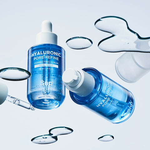SNP Hyaluronic Pore Refine Correcting Serum 50ml + Real Hyal Shot 30ml Set